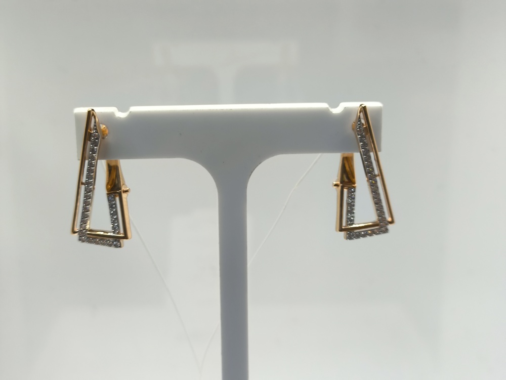 СЕРЬГИ С КАМНЯМИ (Au 585)