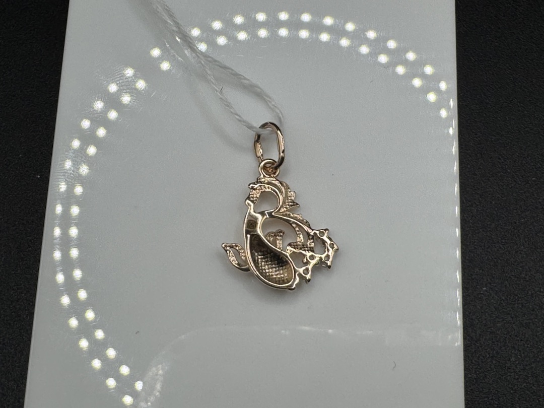 ПОДВЕСКА ЗНАК ЗОДИАКА РЫБЫ Au 585