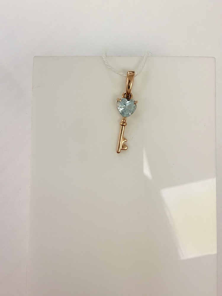 ПОДКМ585 ПОДВЕСКА С КАМНЕМ (Au 585)