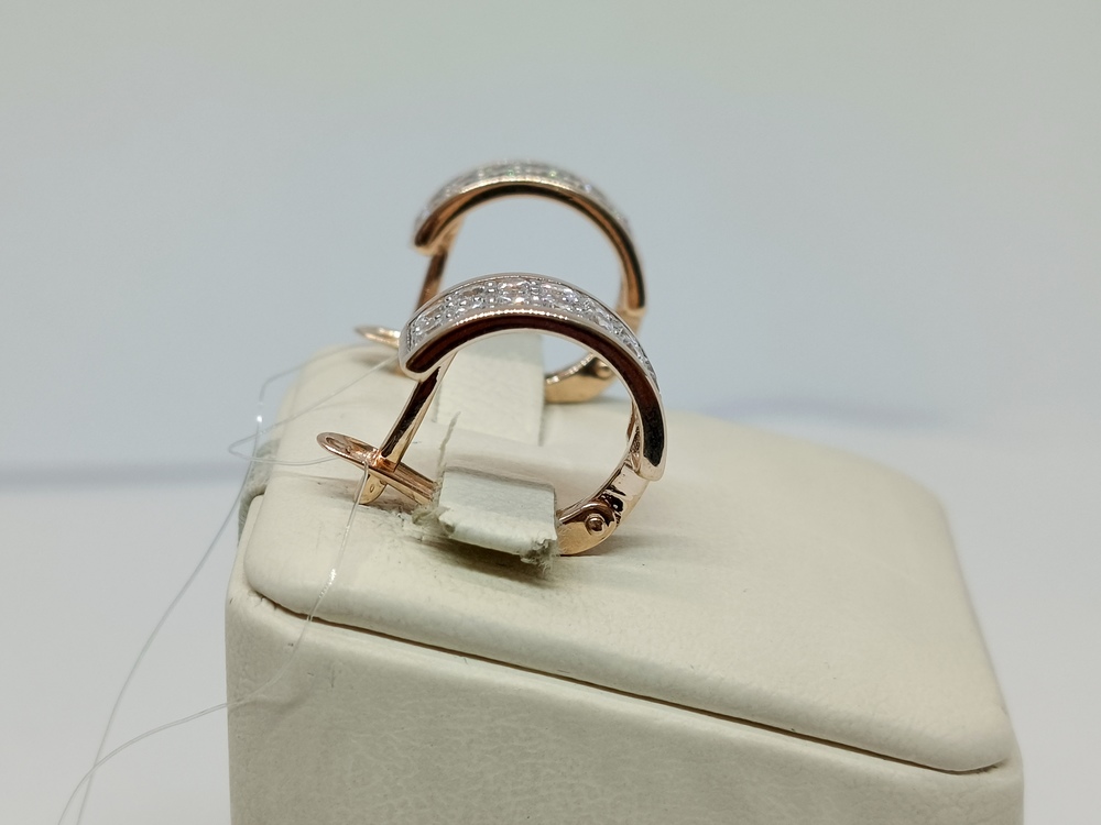 СЕРЬГИ С КАМНЯМИ (Au 585)