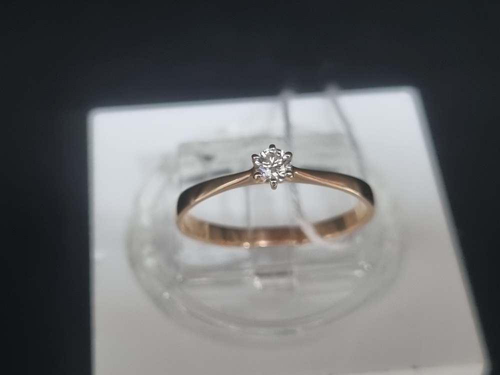 КОЛЬЦО БРИЛЛИАНТ Au 585