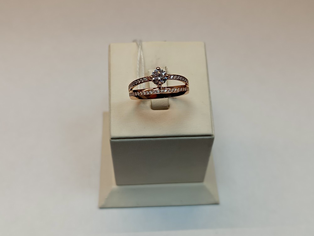 КОЛКМИ585 КОЛЬЦО С КАМНЯМИ (Au 585)