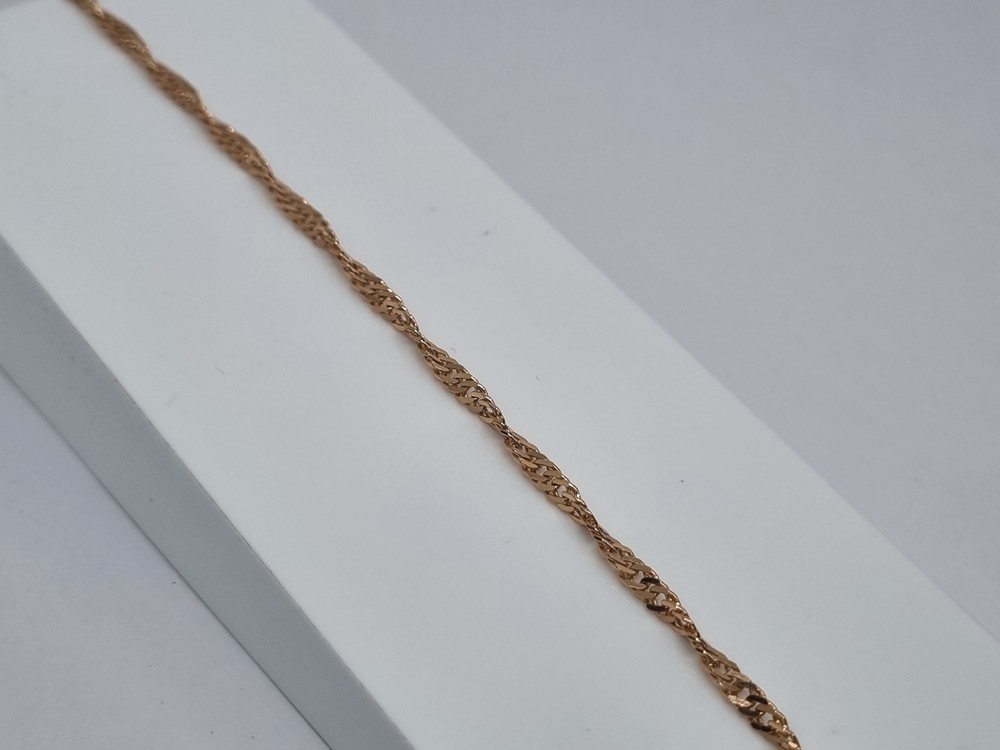 БРАСЛЕТ ПОЛНОВЕСНЫЙ Сингапур Au 585