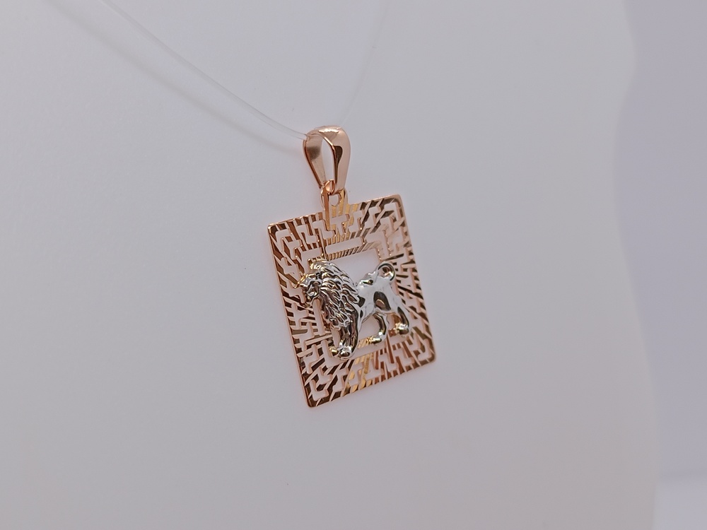 ПОДВЕСКА ЗНАК ЗОДИАКА ЛЕВ (Au 585)