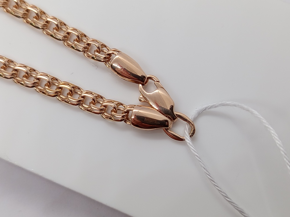 ЦЕПЬ ПОЛНОВЕСНАЯ Бисмарк (Au 585)