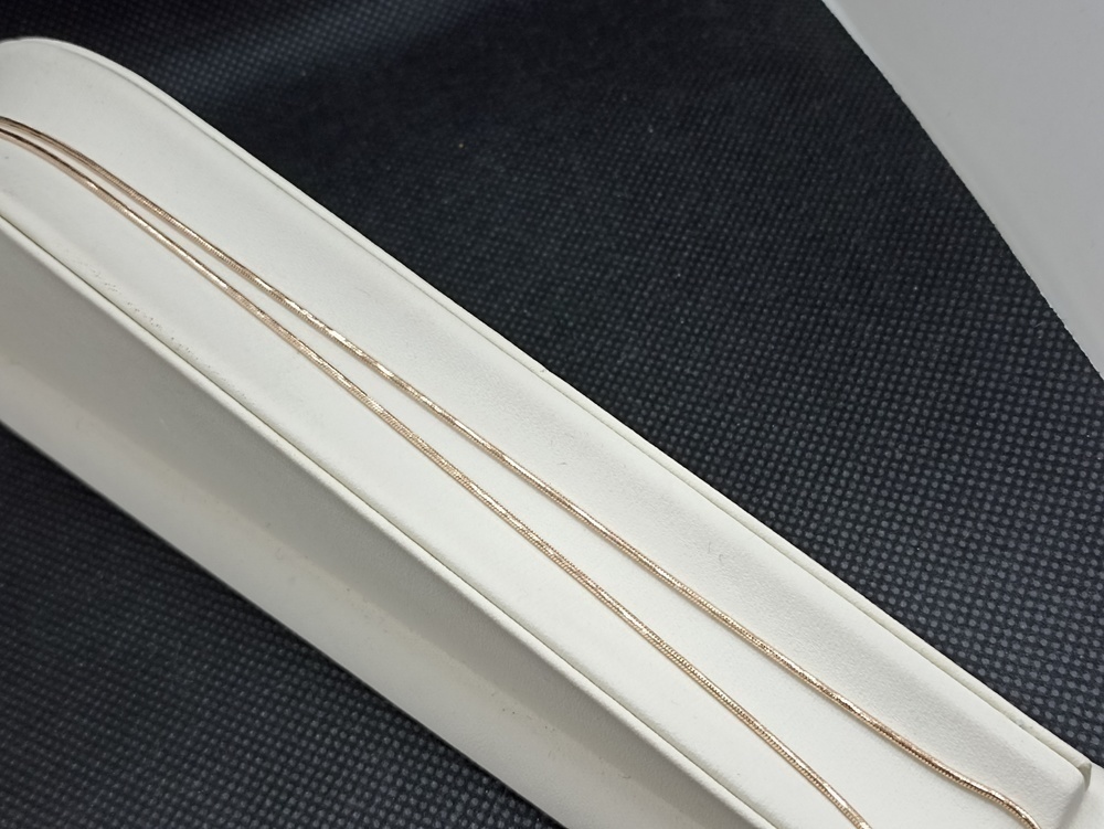 ЦЕПЬ ПОЛНОВЕСНАЯ Жгут(снейк) (Au 585)