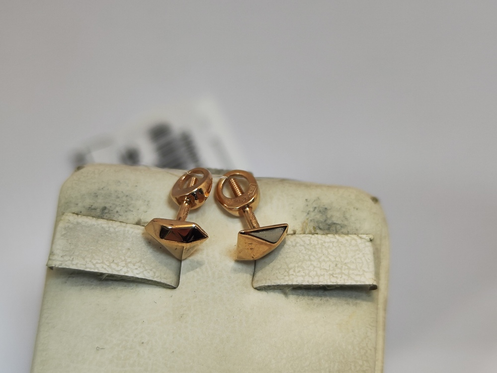 СЕРЬГИ ПУСЕТЫ без камня (Au 585)