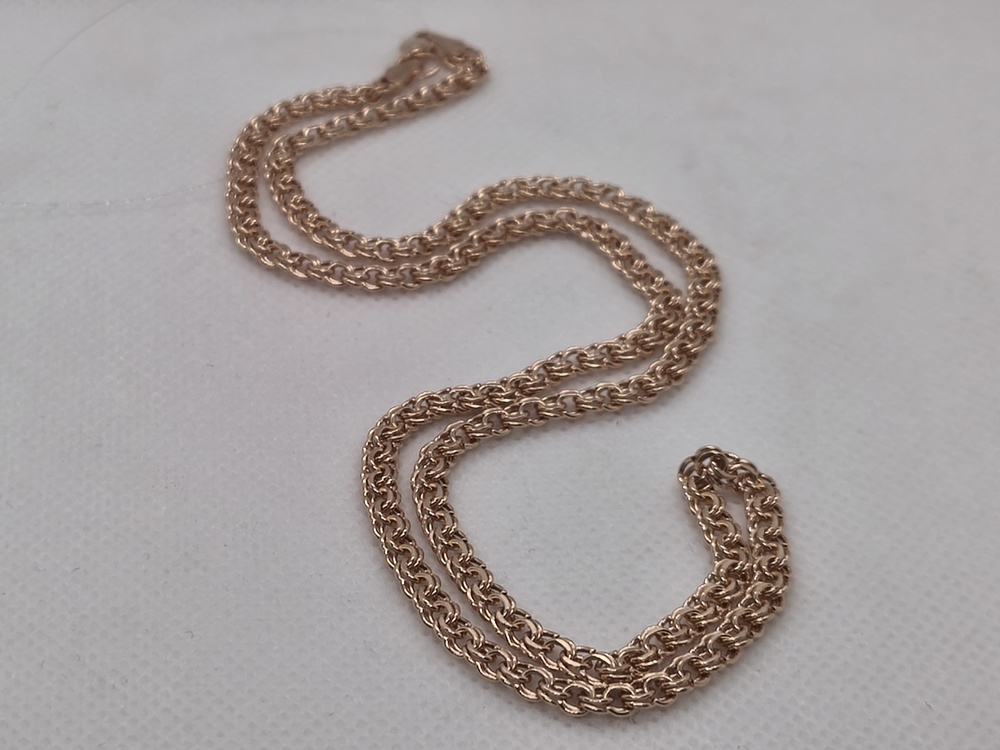 ЦЕПЬ ПУСТОТЕЛАЯ Бисмарк (Au 585)