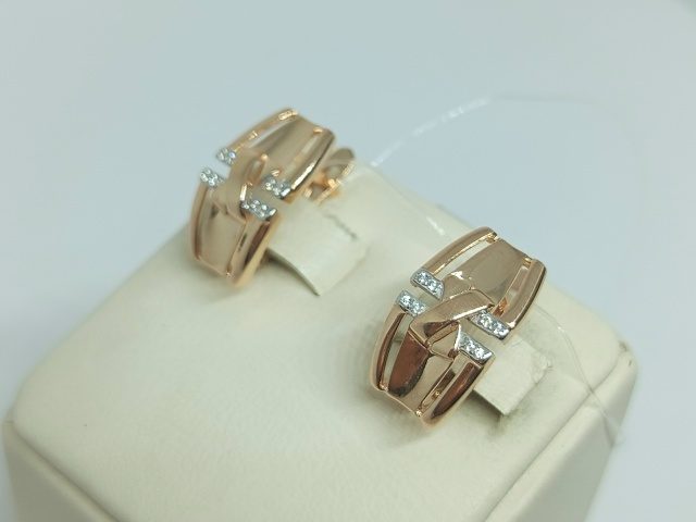 СЕРЬГИ С КАМНЯМИ (Au 585)