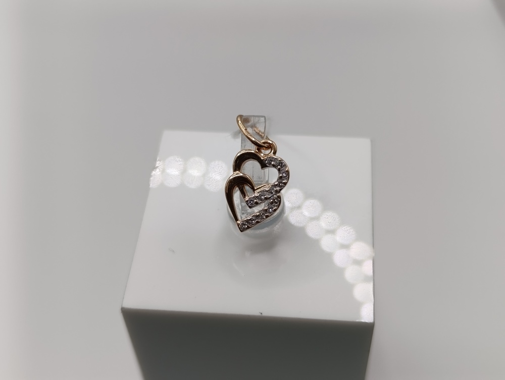 ПОДКМИ585 ПОДВЕСКА С КАМНЯМИ (Au 585)