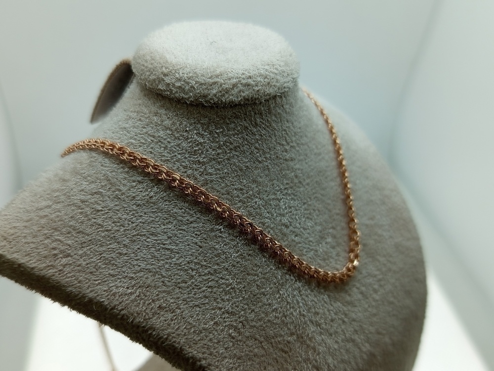 ЦЕПЬ ПУСТОТЕЛАЯ Бисмарк (Au 585)