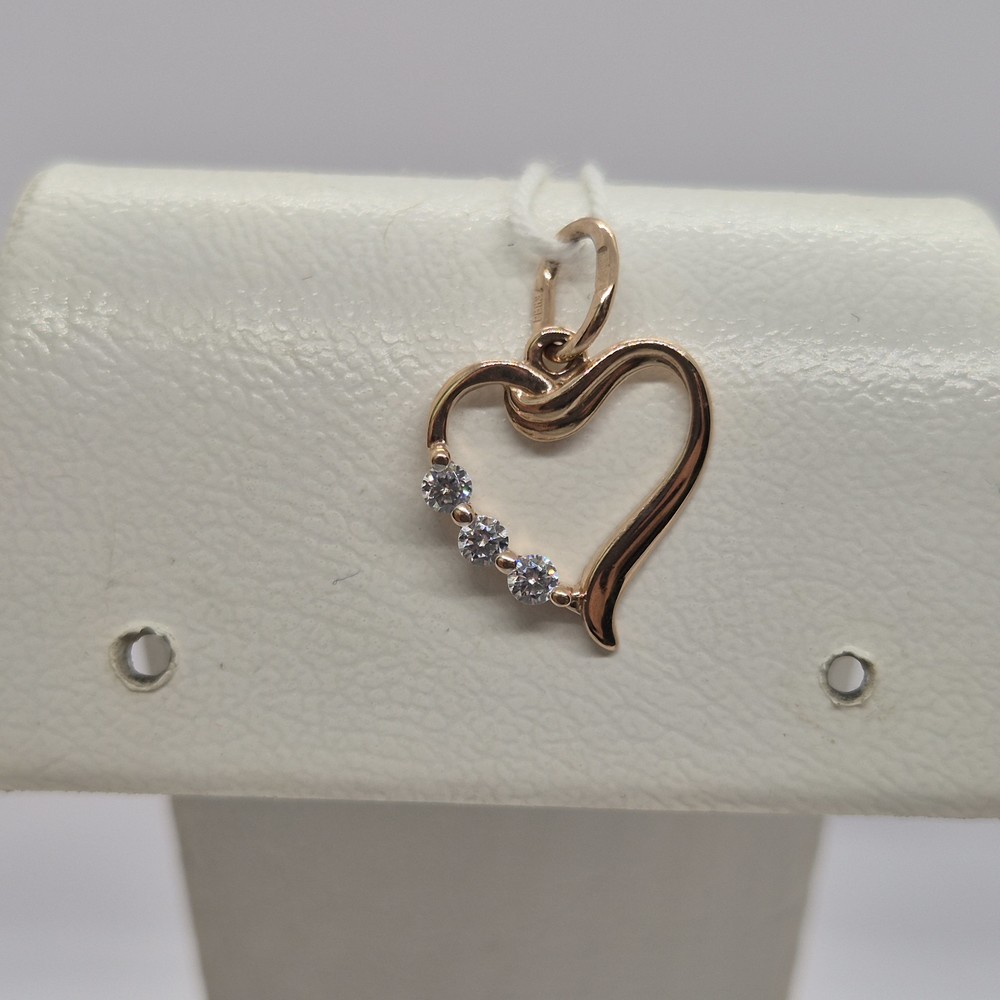 ПОДКМИ585 ПОДВЕСКА С КАМНЯМИ (Au 585)