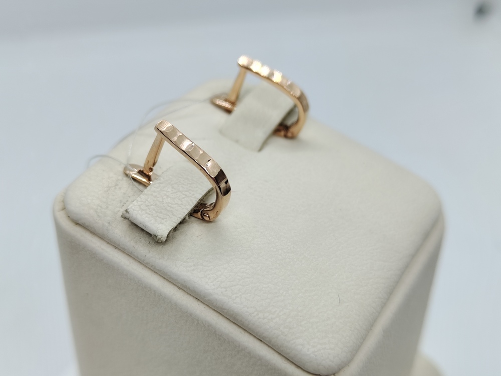 СЕРЬГИ БЕЗ КАМНЯ (Au 585)