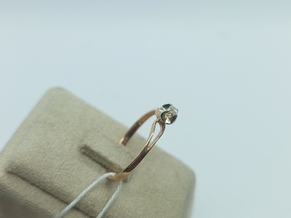 КОЛЬЦО БРИЛЛИАНТ Au 585