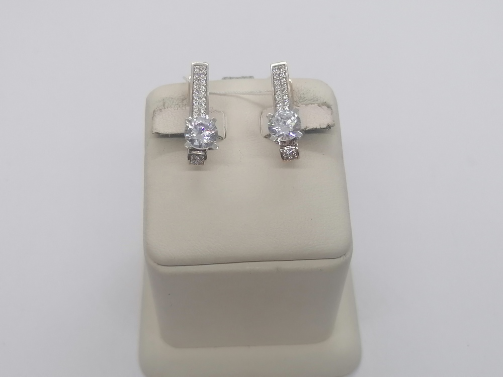 СЕРЬГИ С КАМНЯМИ (Au 585)