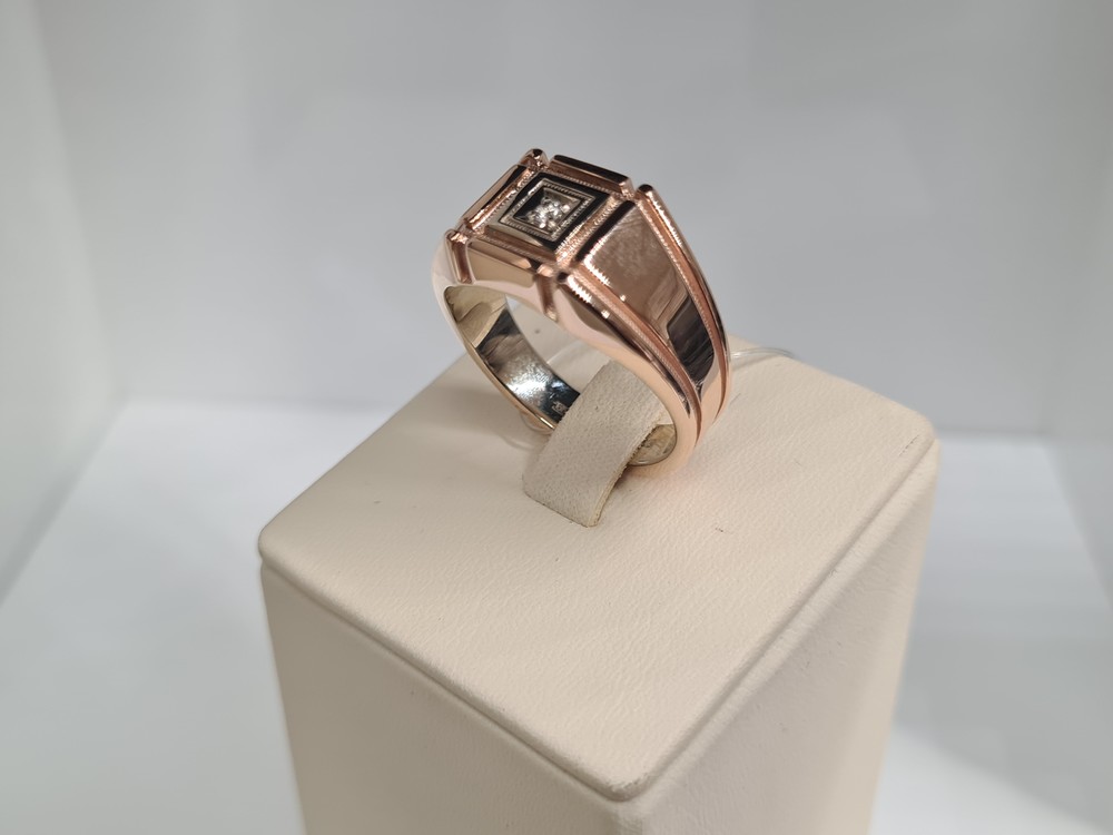 КОЛЬЦО ПЕЧАТКА Бриллиант (Au 585)