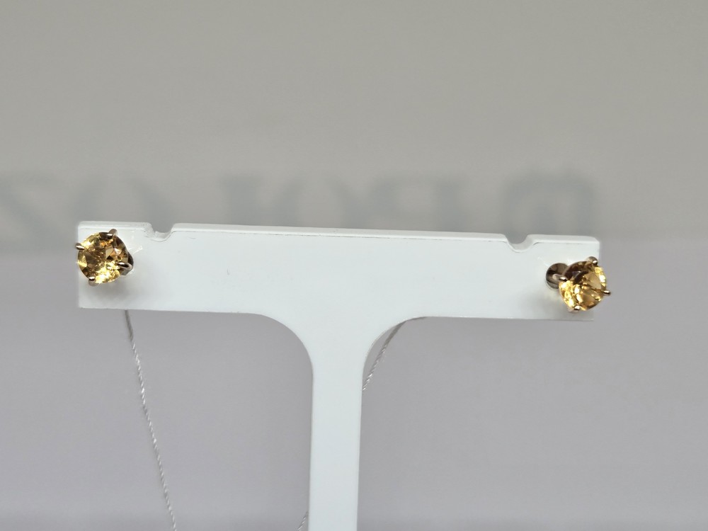 СЕРЬГИ С КАМНЕМ (Au 585)