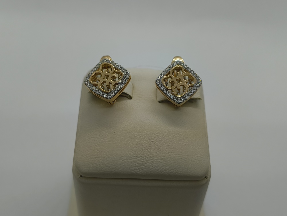 СЕРЬГИ С КАМНЯМИ (Au 585)