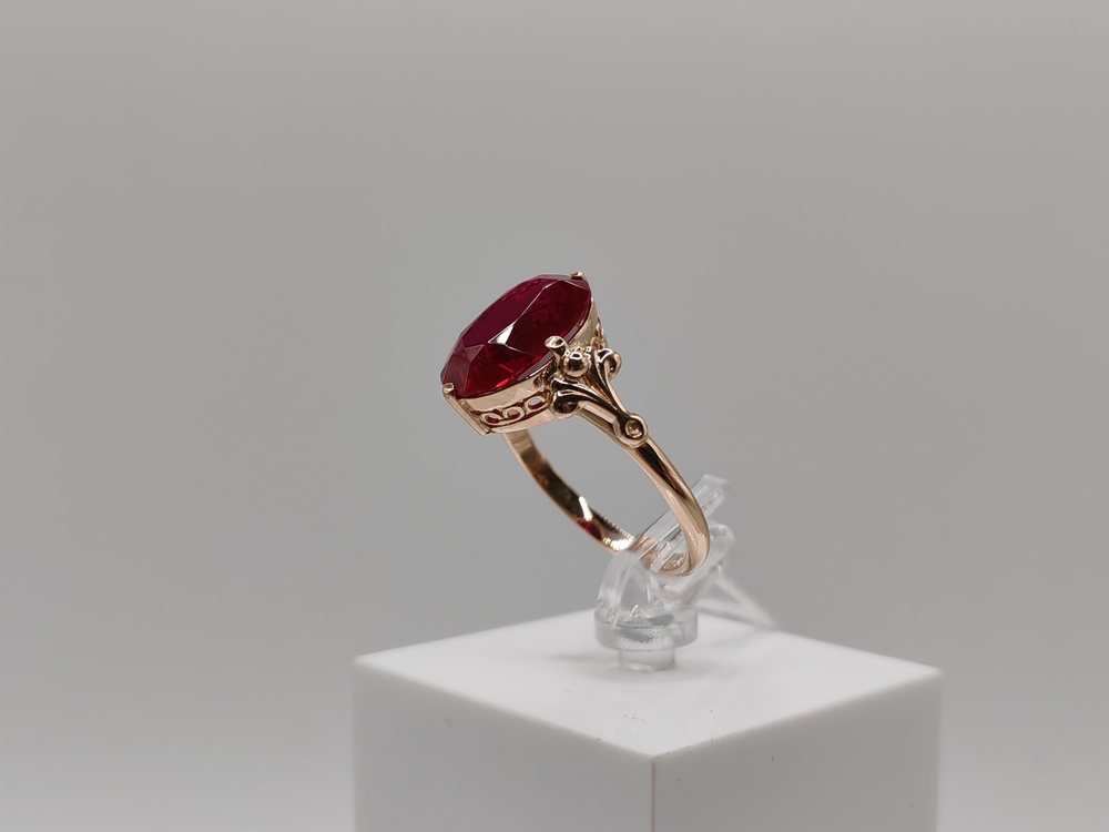 КОЛКМ583 КОЛЬЦО С КАМНЕМ (Au 583)