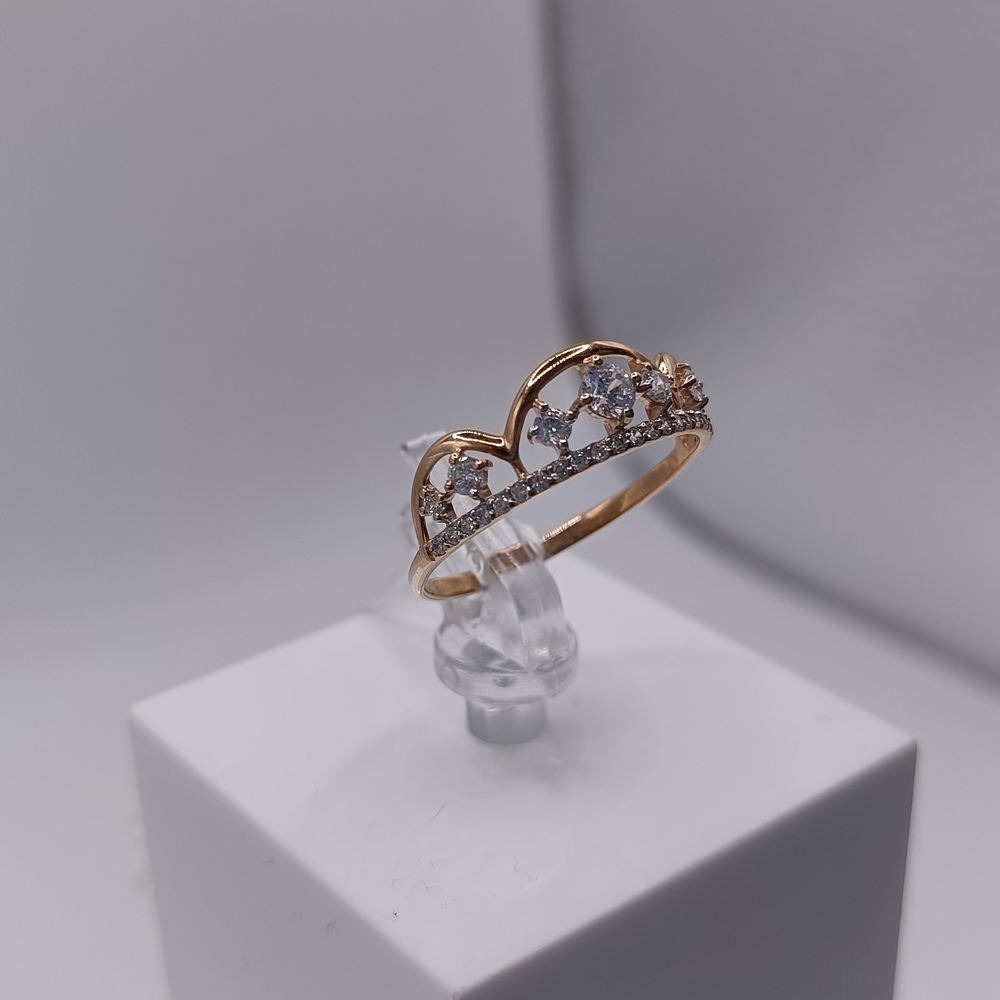 КОЛКМИ585 КОЛЬЦО С КАМНЯМИ (Au 585)