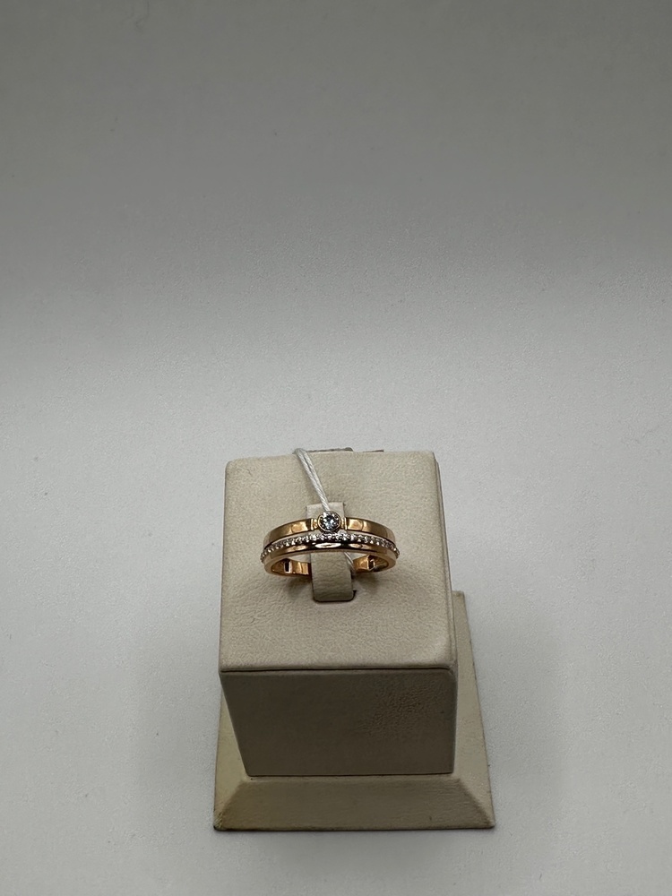 КОЛКМИ585 КОЛЬЦО С КАМНЯМИ (Au 585)