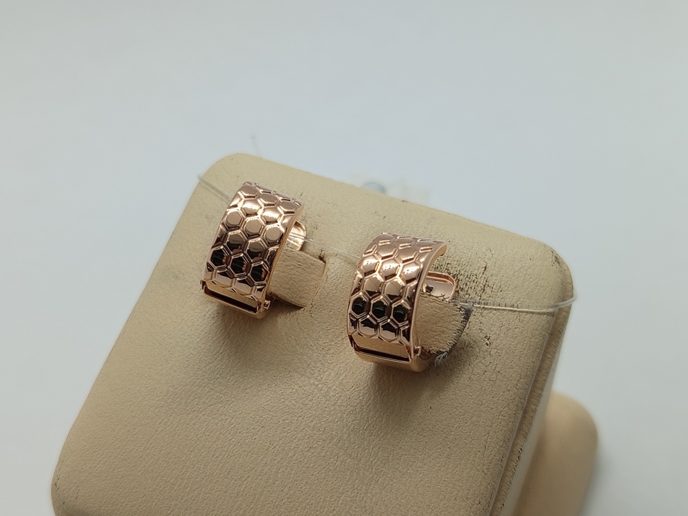 СЕРЬГИ БЕЗ КАМНЯ (Au 585)