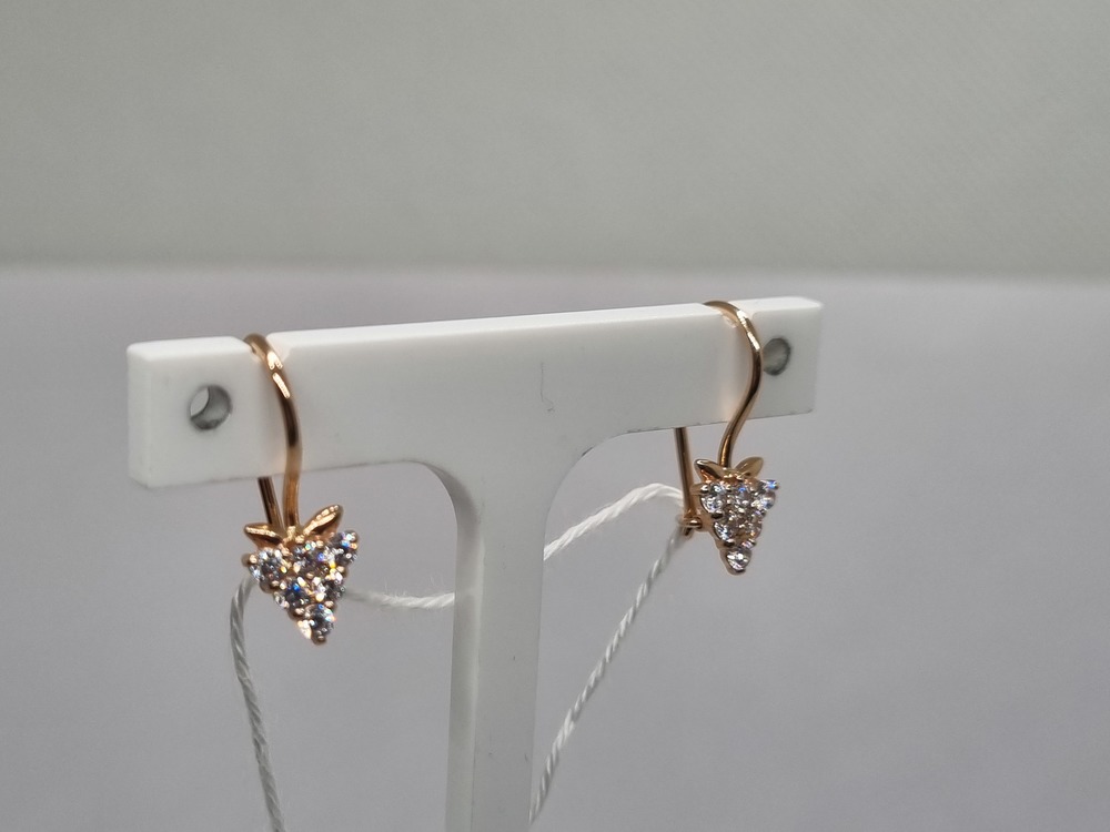 СЕРЬГИ С КАМНЯМИ (Au 585)