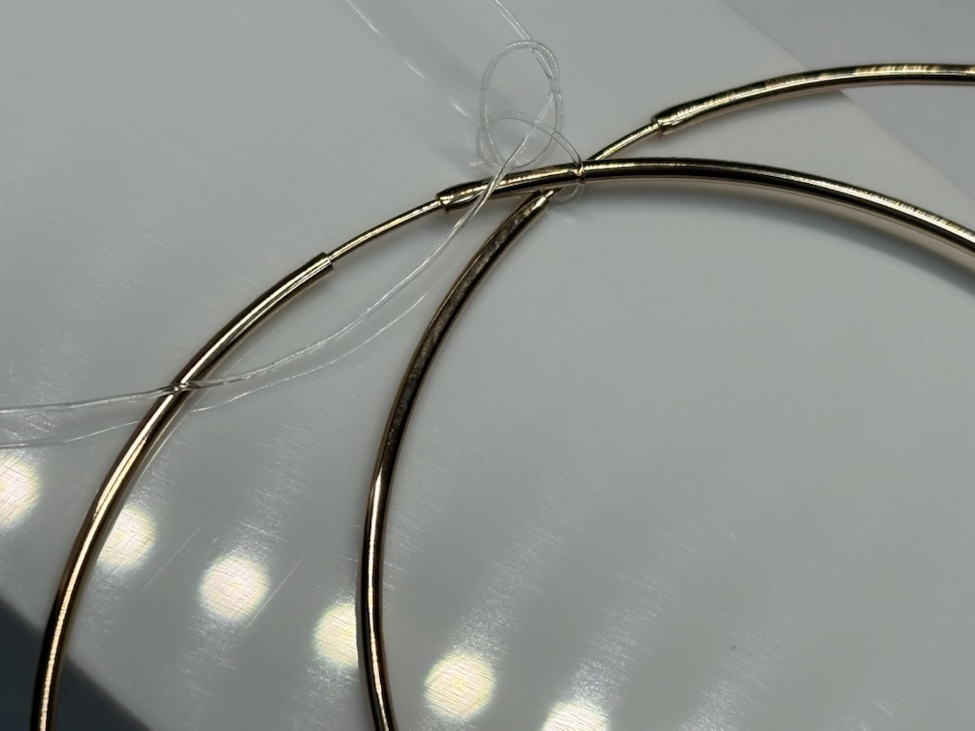 СЕРЬГИ КОНГО без камня (Au 585)