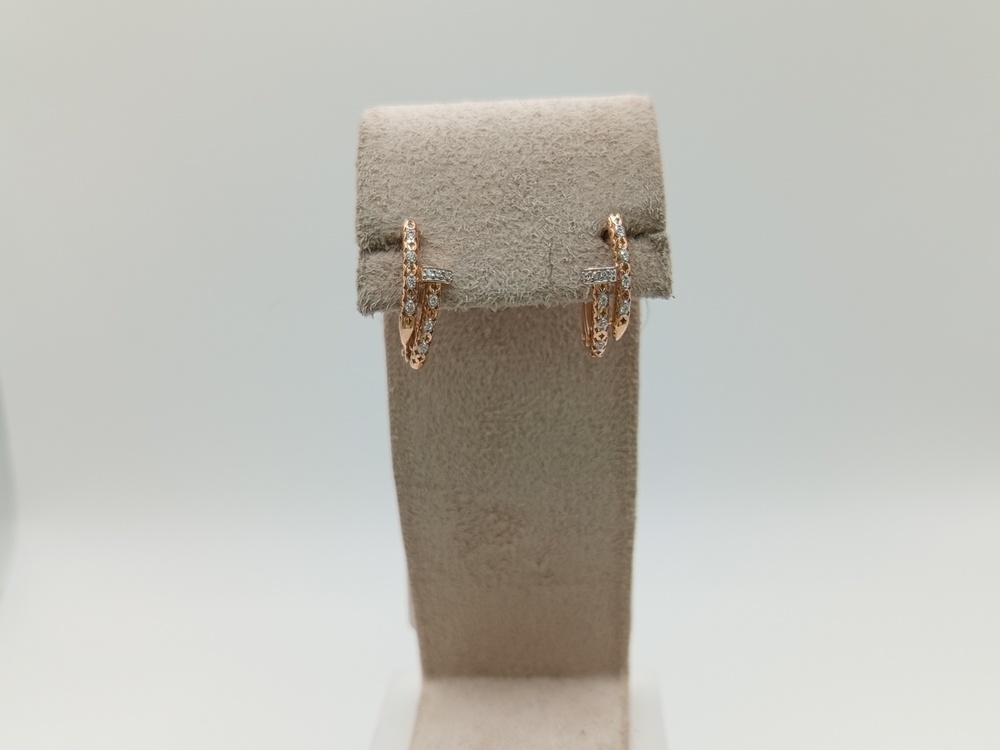 СЕРЬГИ С КАМНЯМИ (Au 585)