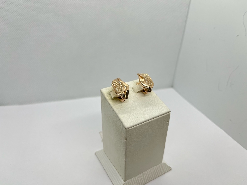 СЕРЬГИ БЕЗ КАМНЯ (Au 585)