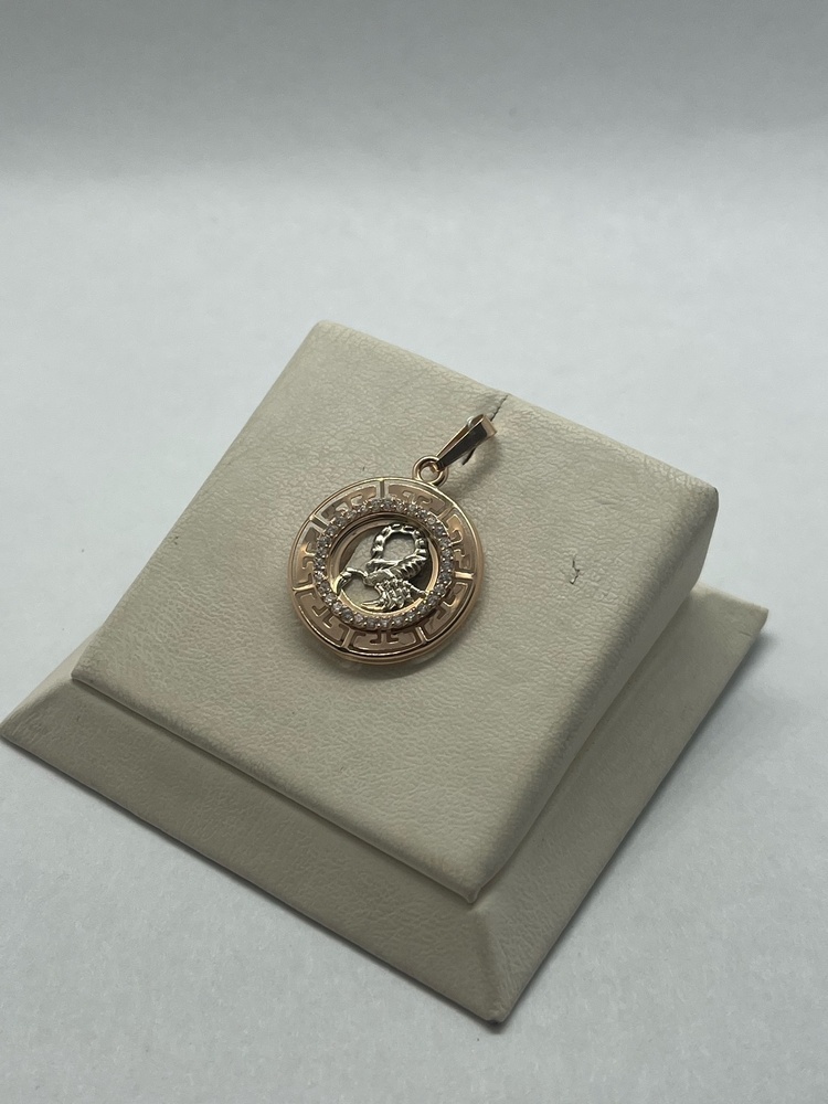 ПОДВЕСКА ЗНАК ЗОДИАКА СКОРПИОН (Au 585)