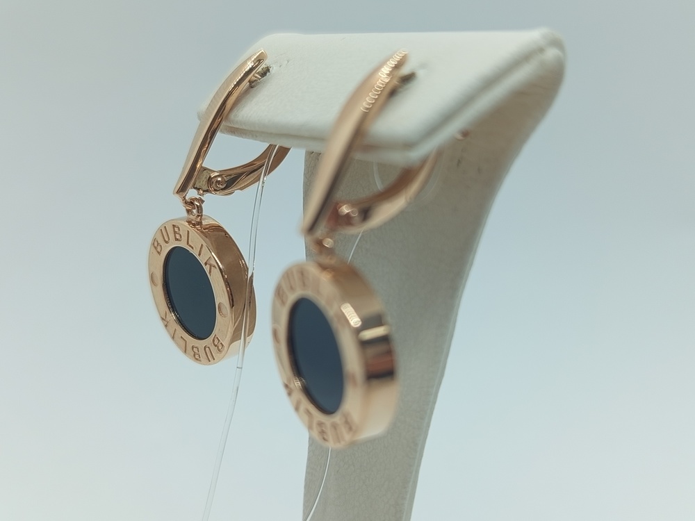 СЕРЬГИ С КАМНЕМ (Au 585)