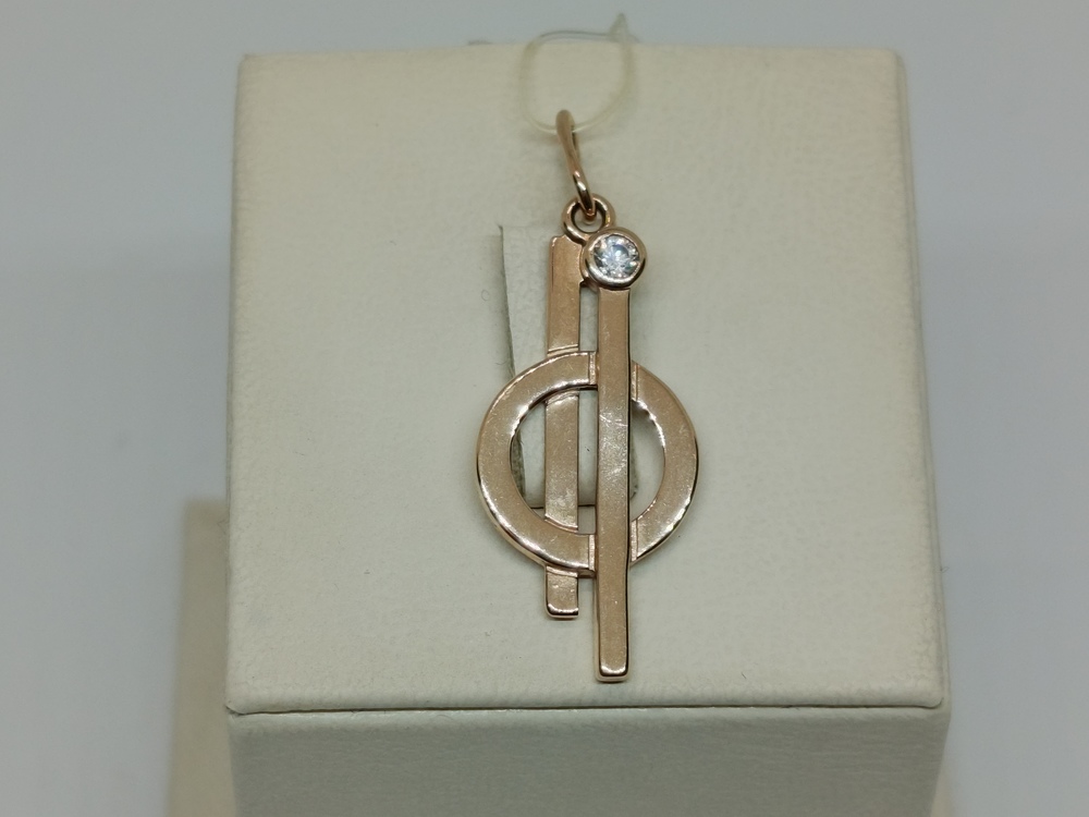 50205 ПОДВЕСКА БЕЗ КАМНЯ (Au 585)