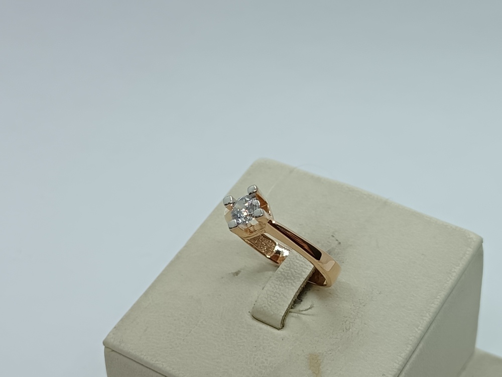 КОЛЬЦО С КАМНЕМ (Au 585)