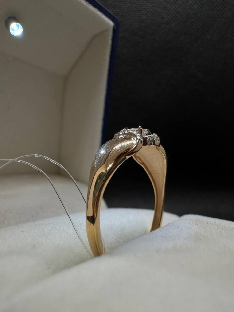 КОЛЬЦО С КАМНЯМИ (Au 585)