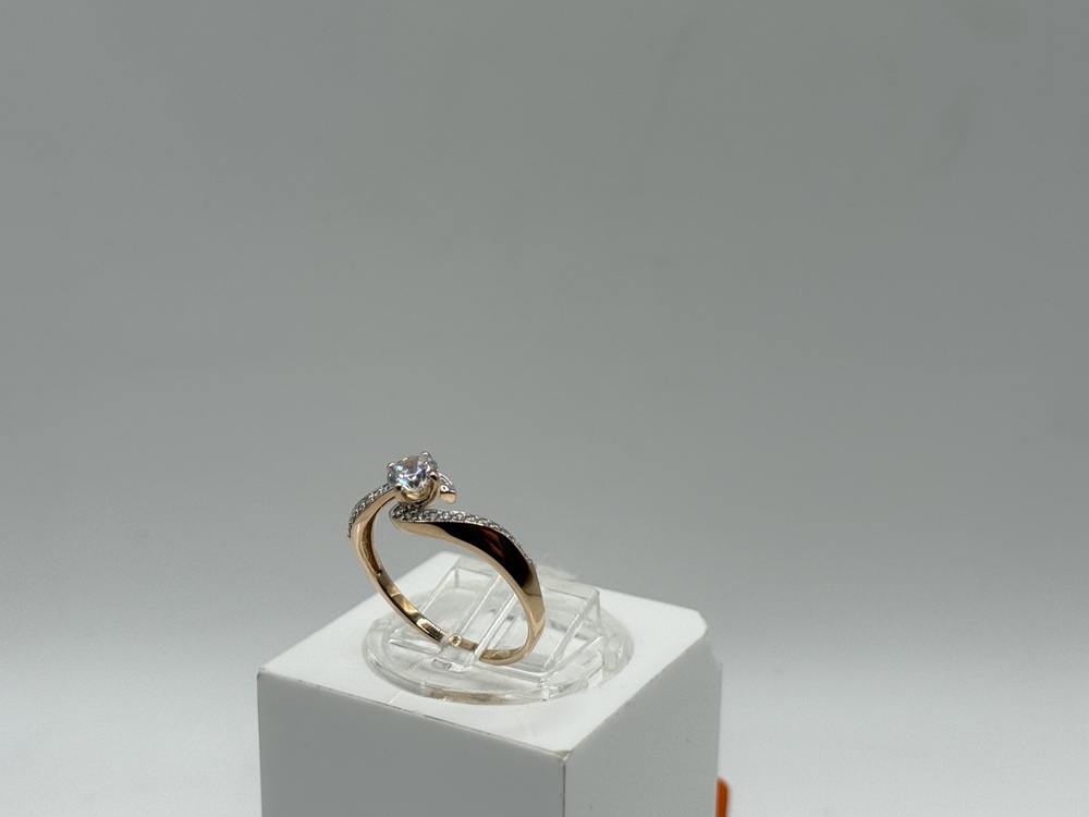 КОЛКМИ585 КОЛЬЦО С КАМНЯМИ (Au 585)