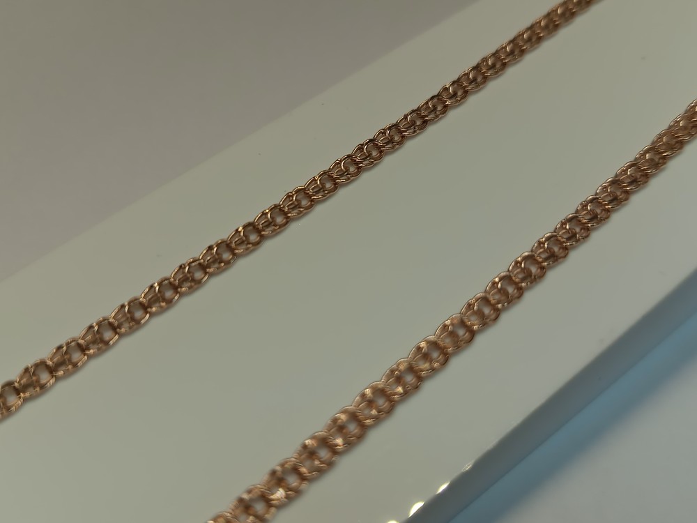 ЦЕПЬ ПУСТОТЕЛАЯ Бисмарк (Au 585)