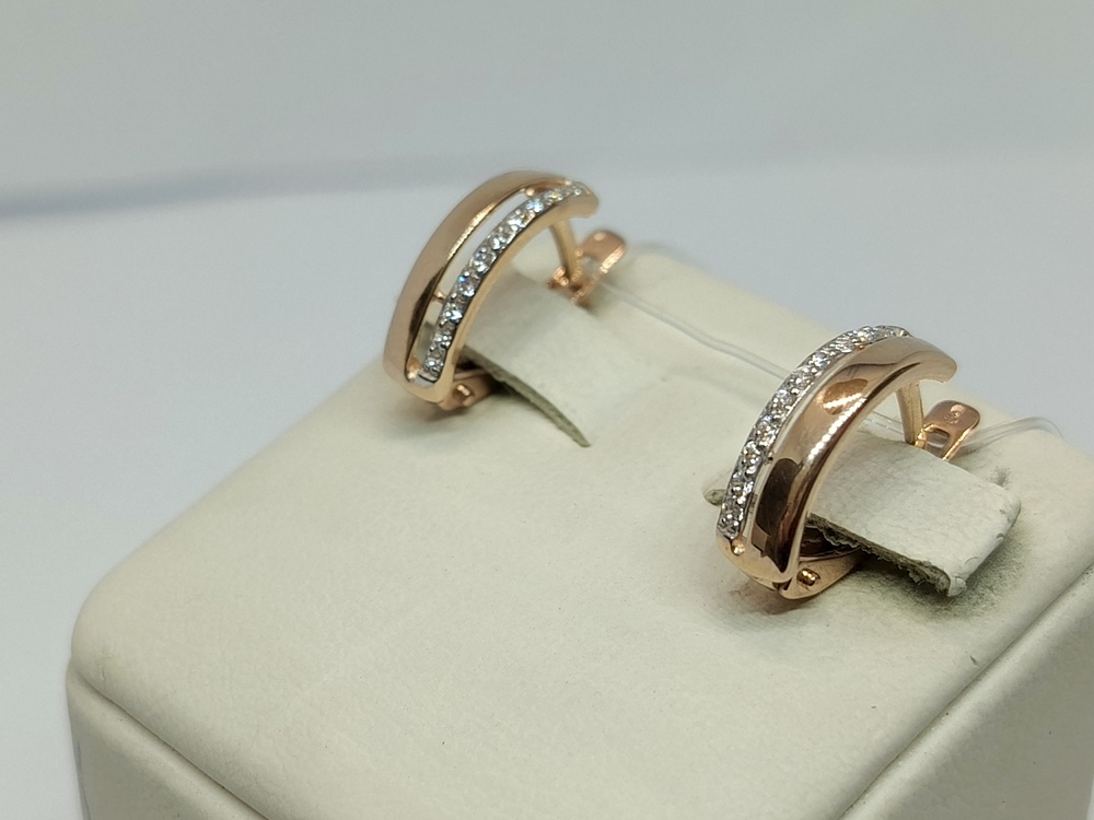 СЕРЬГИ С КАМНЯМИ (Au 585)