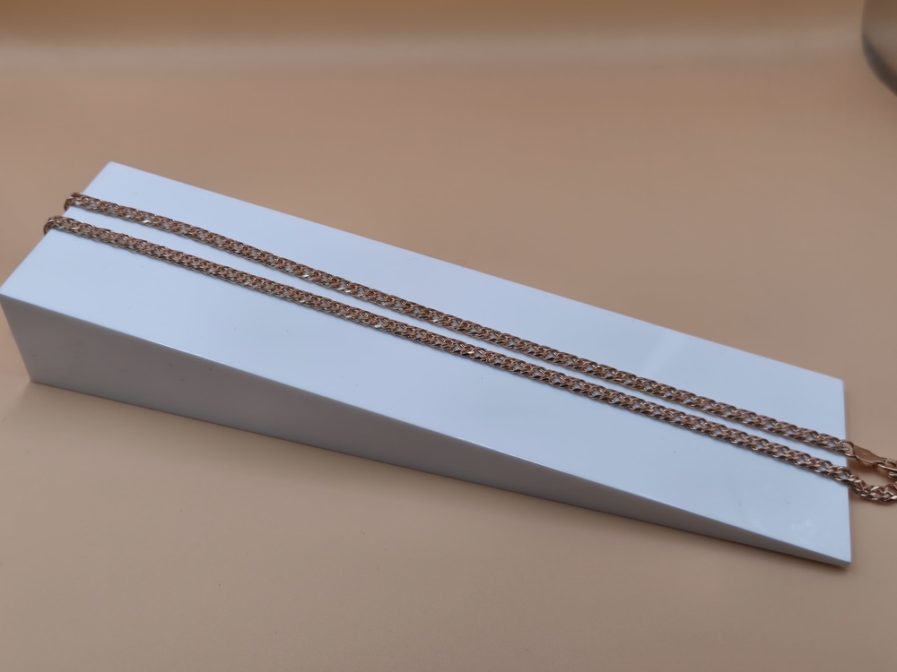 ЦЛР2585 ЦЕПЬ ПОЛНОВЕСНАЯ Ромб двойной (Au 585)