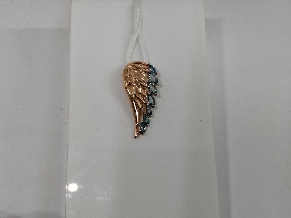 ПОДКМИ585 ПОДВЕСКА С КАМНЯМИ (Au 585)