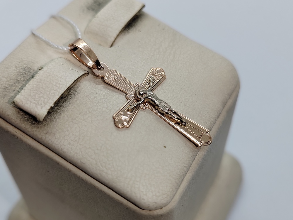 ПОДВЕСКА КРЕСТ (Au 585)