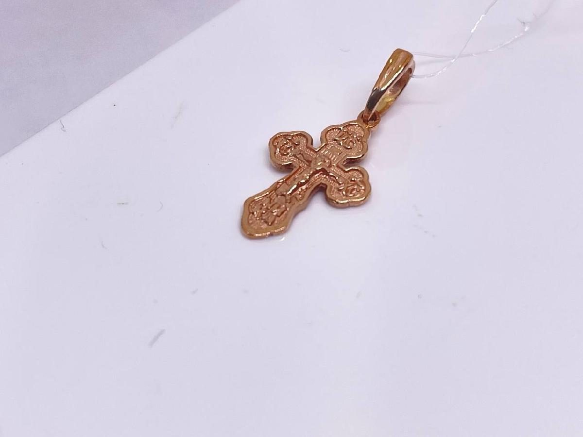 ПОДВЕСКА КРЕСТ без камня (Au 585)