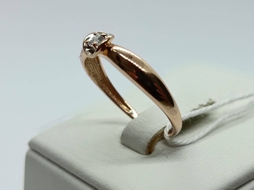 КОЛЬЦО БРИЛЛИАНТ Au 585