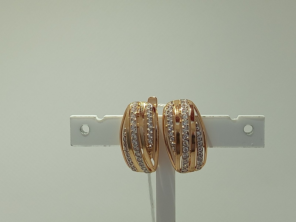 СЕРЬГИ С КАМНЯМИ (Au 585)