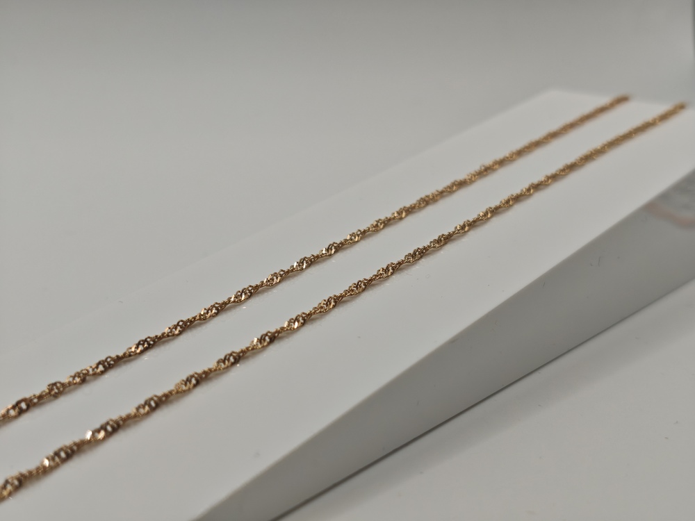 ЦЛСИ585 ЦЕПЬ ПОЛНОВЕСНАЯ Сингапур (Au 585)