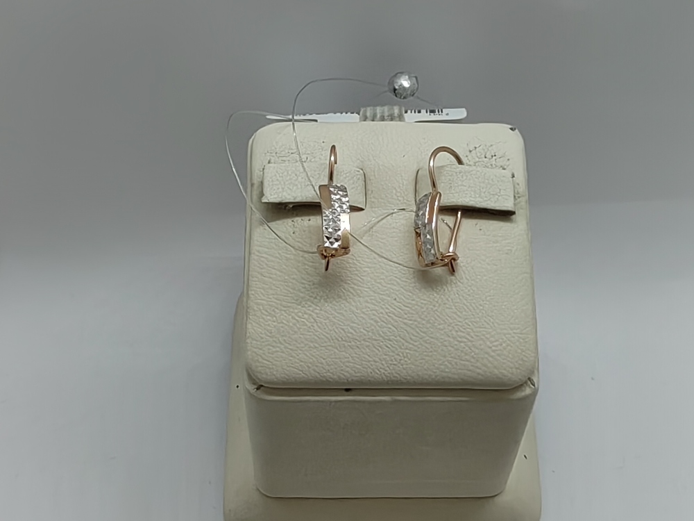 СЕРЬГИ БЕЗ КАМНЯ (Au 585)