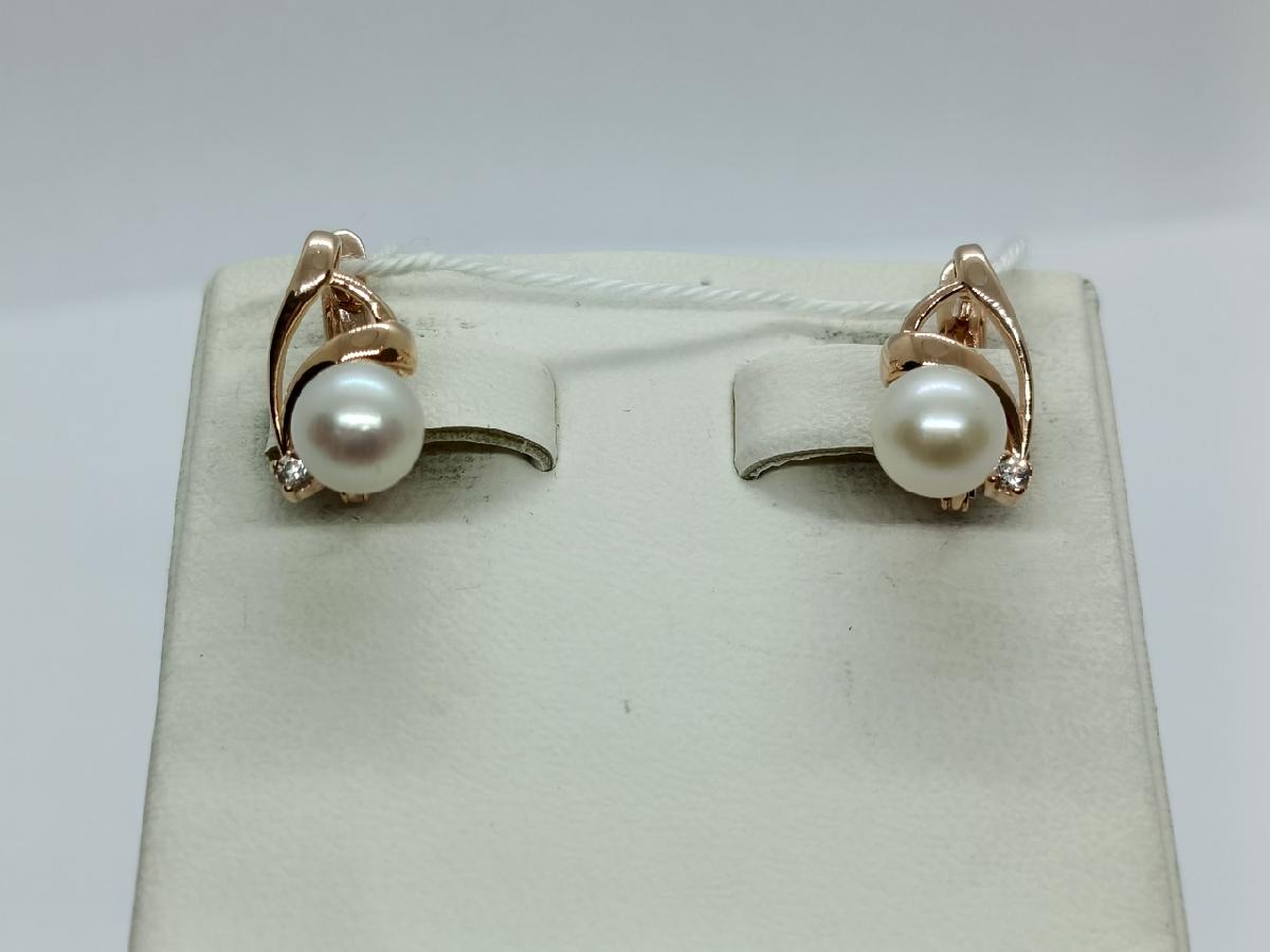 СЕРЬГИ С КАМНЯМИ (Au 585)