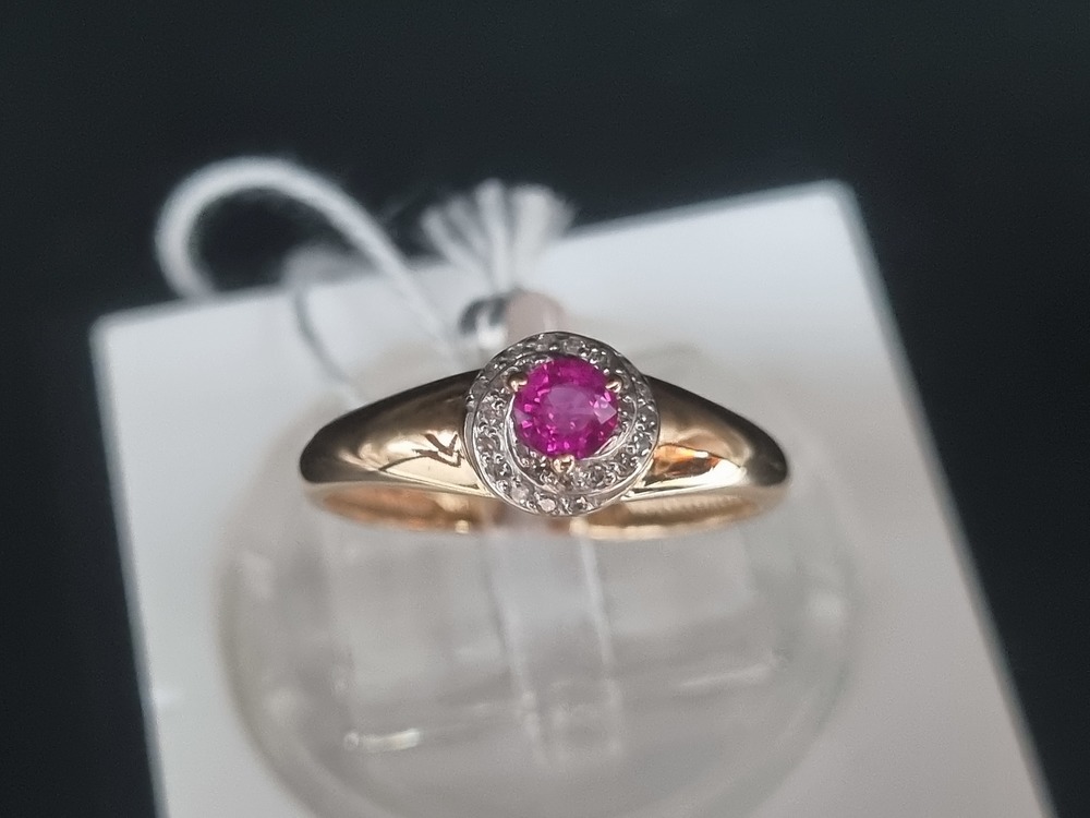 КОЛЬЦО БРИЛЛИАНТ Au 585