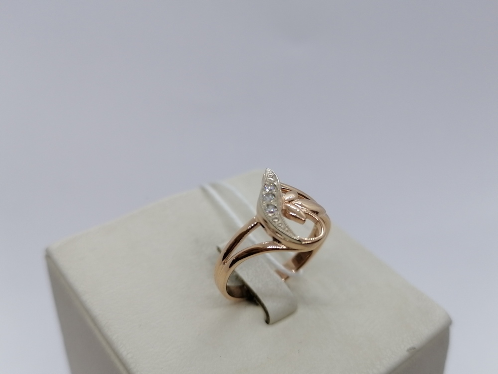 КОЛКМИ585 КОЛЬЦО С КАМНЯМИ (Au 585)