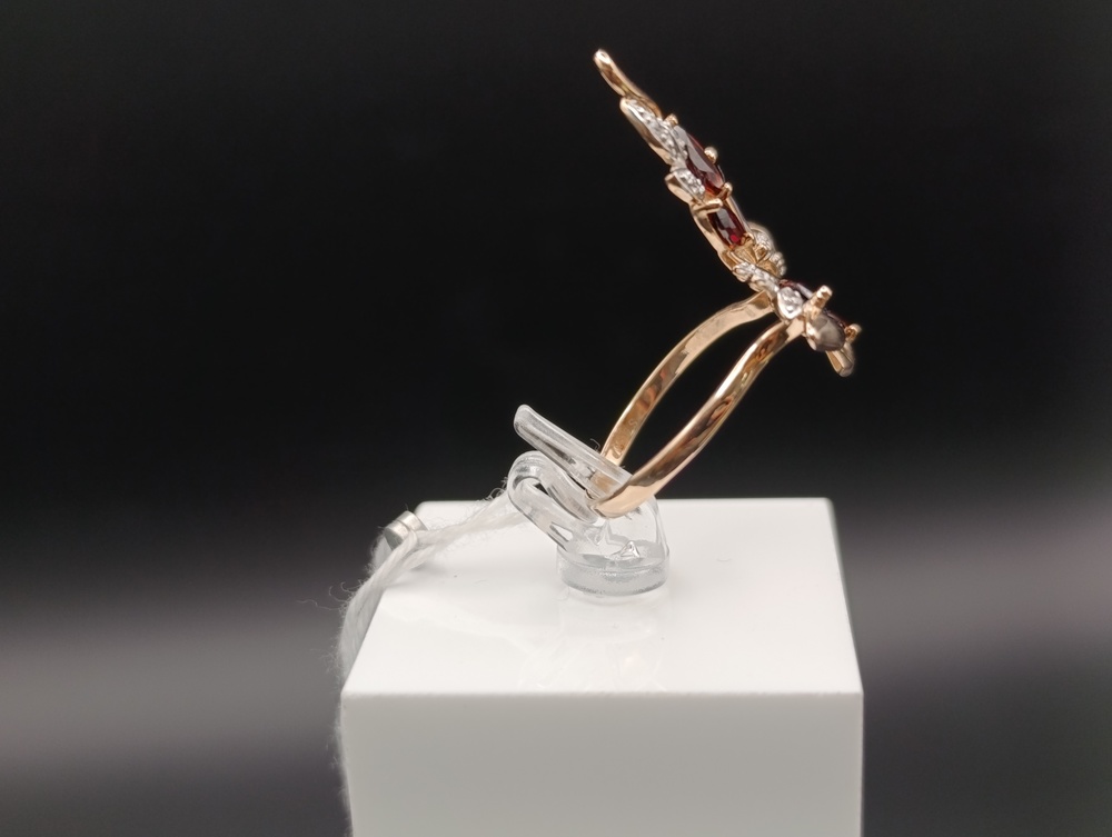 КОЛКМИ585 КОЛЬЦО С КАМНЯМИ (Au 585)